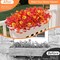 Artificial Fall Flowers for Outdoors Decoration, 12 Bundles Faux Pansies Fake Mums Flower Plants UV Resistant No Fade, Realistic Silk Pansy for Porch Planters Garden Patio Yard (Red Orange Yellow)